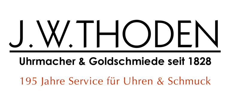 Logo J.W. Thoden Uhrmacher & Goldschmiede